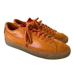 Nike Limited Edition Blazer Low 77 ID Orange Sneakers Shoes Streetwear Mens 12